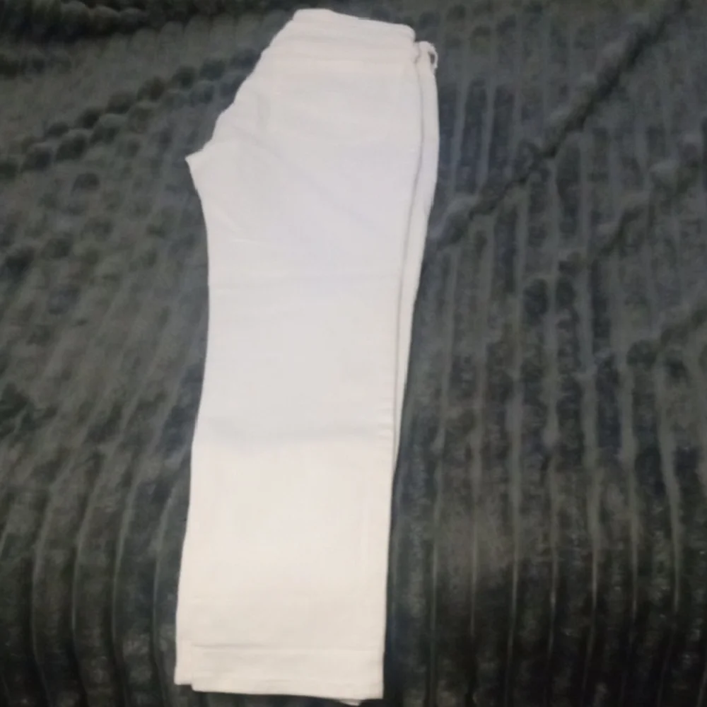 rag & bone White Straight Leg Jeans - Picture 3 of 4